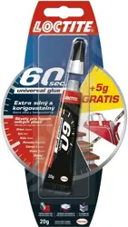 Loctite lepidlo, účinok do 60 sekúnd; 20g