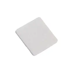 Samolepiaca plstenná podložka; biela; 35x35 mm