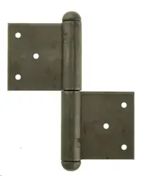 Záves vratový 150mm pravý / surový