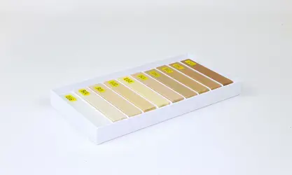 Sada tvrdých voskov 712 - tóny svetlého dreva; 8 cm - 10ks