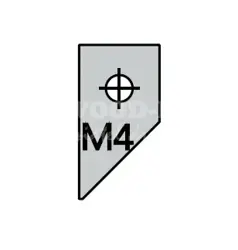Žiletka profilová; profil M4;