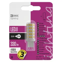 Žiarovka LED 3,5W (30W) 4100K, G9