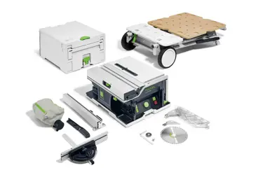 Akumulátorová stolová okružná píla Festool CSC SYS 50 EBI-Basic-Set; bez aku; 577371