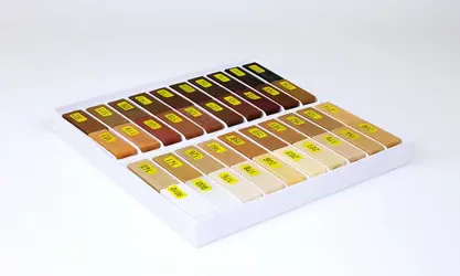Sada tvrdých voskov 730 - tóny  dreva; 4 cm - 40ks