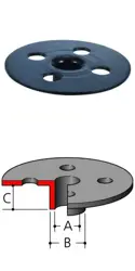 Kopírovací krúžok Makita 30mm