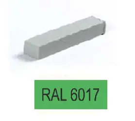 Vosk mäkký; breza zelená, Ral 6017