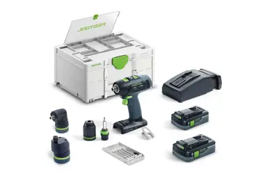 Aku vŕtací skrutkovač Festool T 18+3 HPC 4,0 I-Set