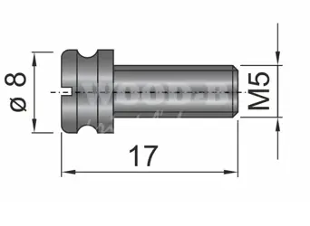 Upínacia skrutka WEEKE; M5