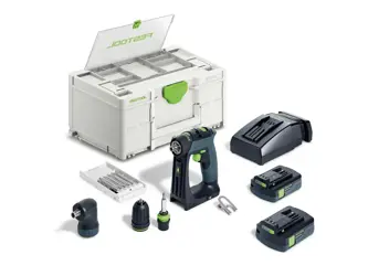 Akumulátorový vŕtací skrutkovač Festool CXS 18 C3,0; SET