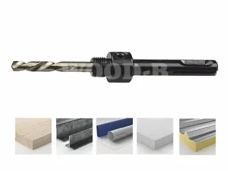 Adaptér k vykružovacej pílke BIMETAL; na D pílky 16-29; SDS plus upínanie