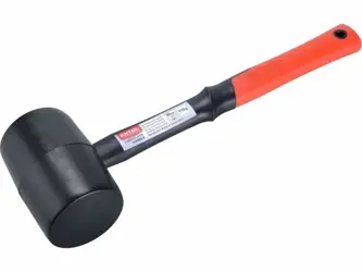 Kladivo gumené; 700 g; čierno/červené