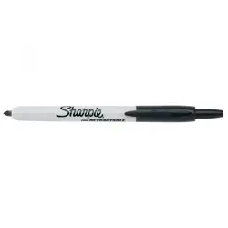 Popisovač Sharpie RT vysúvací; čierny