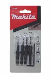 Sada vrtákov so záhlbníkmi; vrtáky 2,4; 2,8; 3,2; 3,6; záhlbníky 6; 8; 10; 12