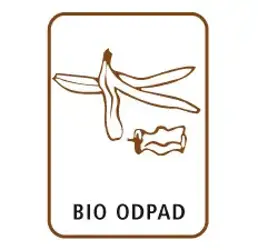 Odpad bio - samolepka