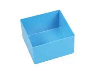 Plastový box; d108; š108; v 63; modrý