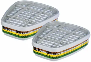 Filter 3M 6059 ABEK1 - Vyparujúce jedovaté plyny, čpavok