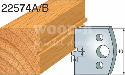 Obmedzovač FLURY; 40x4;  74B