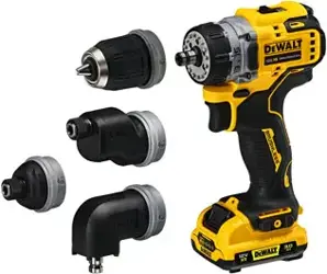 Akumulátorový vŕtací skrutkovač Dewalt DCD703L2T kompakt; ; 12V/2x3,0Ah