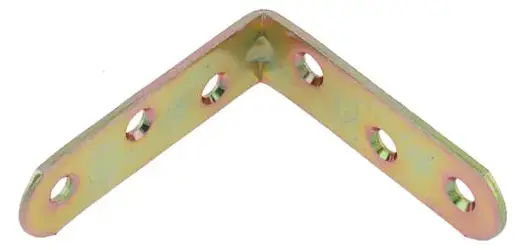 Uholník 50x50 žltý zinok