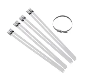 Nerezová rýchloupínacia sťahovacia páska 4,5 x 200mm; 1ks