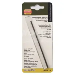 Lupienkový list so stredným ozubením 130mm 12ks