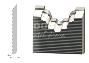 Oporný ryhovaný blanket doubleback; B120 x50 NO