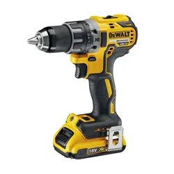 Akumulátorový vŕtací skrutkovač Dewalt DCD791D2Y; 18V/2x2,0Ah