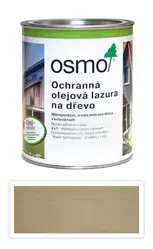 Lazúra ochranná olejová 906; perlovo šedá; 0,75 l