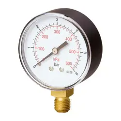 Manometer D 63 16 bar spodný výstup 1/4"