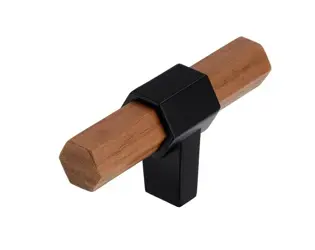 Knop S677-68 HZ55PB12; orech lak - čierna matná
